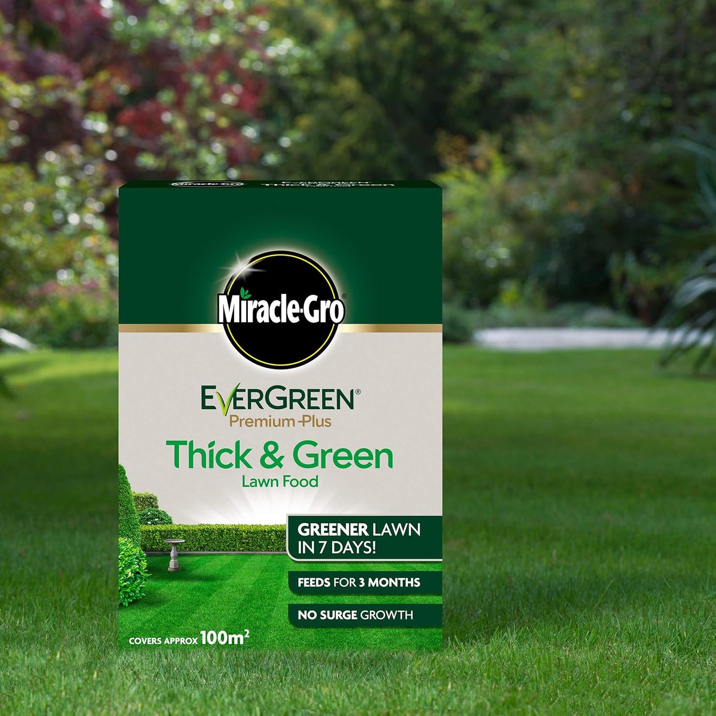 Miracle-Gro EverGreen Premium Plus Thick & Green Lawn Food - 100 m2
