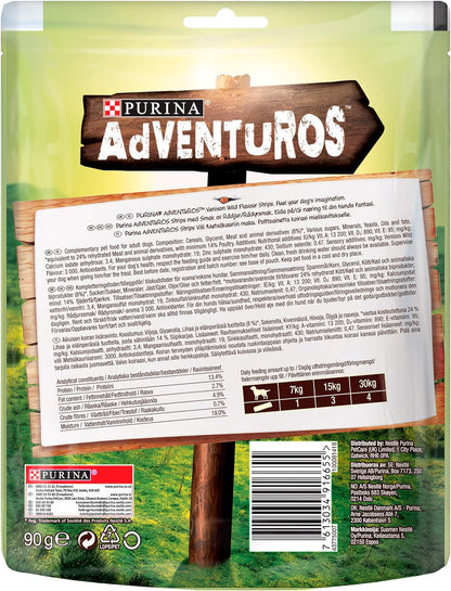 Adventuros Strips Venison Wild 90g