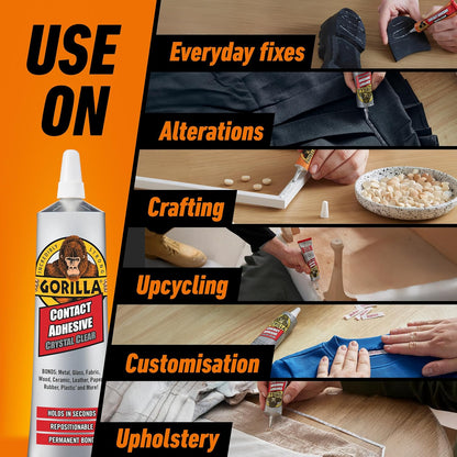 Gorilla Contact Adhesive Clear 75G