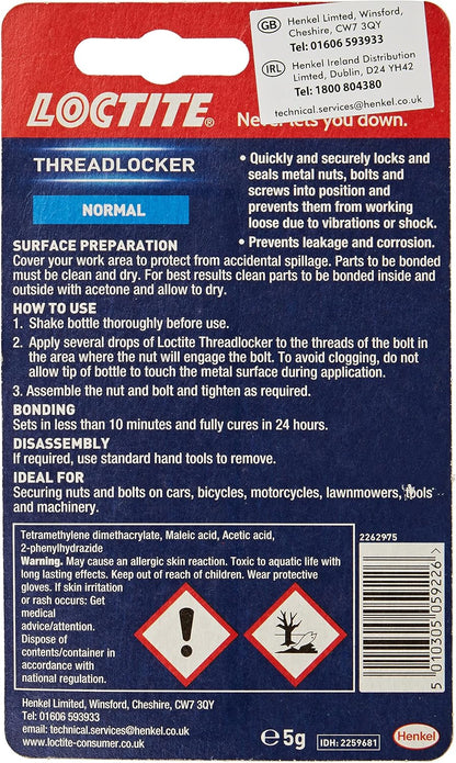 Loctite Threadlock 5Ml