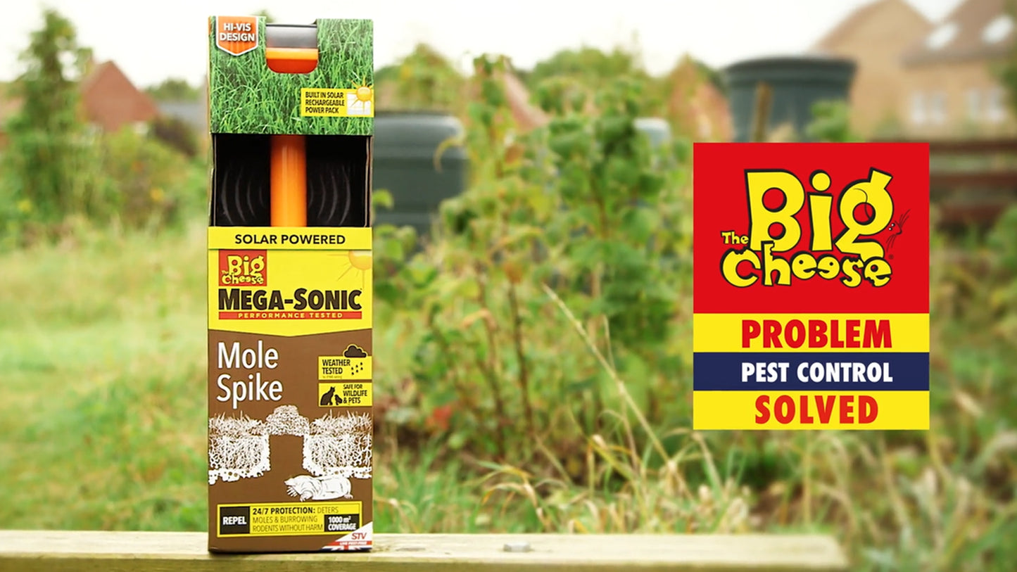 Defenders Mega-Sonic Mole Repeller Stake Stv645