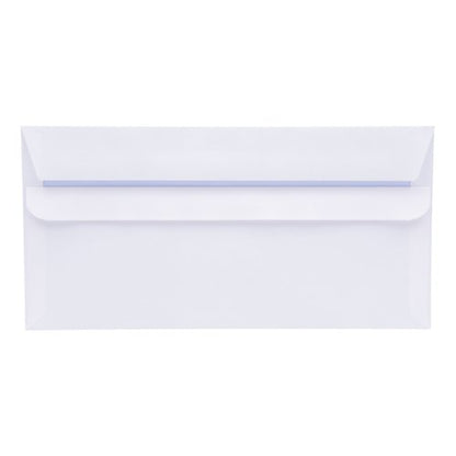 5 Star DL Wallet Envelope Self Seal 80gsm 220x110mm White Retail Pack (Pack of 50) 934740