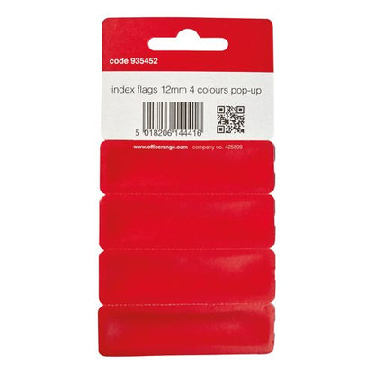 5 Star Index Flags 4 Bright Colours 12x45mm 35 Flags per Colour Assorted 935452