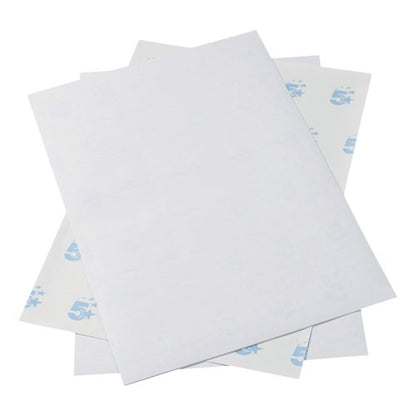 5 Star Multipurpose Labels Laser Copier Inkjet 64x38mm White (Pack of 10500) 940457