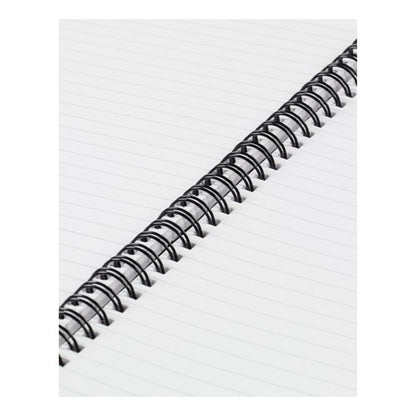 5 Star Wirebound Hardback Notebook Ruled A4 140 Page Teal (Pack of 5) 943474