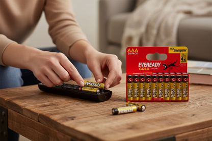 Eveready AAA Alkaline Gold | 4 x Extra Life | 20 Pack