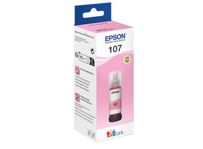 Epson 107 EcoTank Ink Bottle Light Magenta C13T09B640