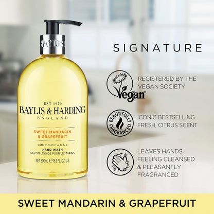 Baylis & Harding Sweet Mandarin & Grapefruit Hand Wash Refill - 5 Litre