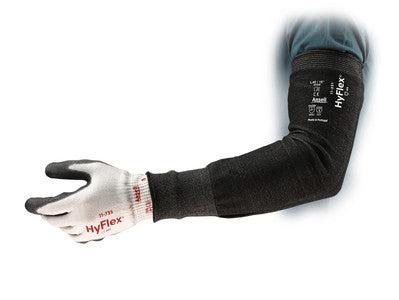 Ansell Hyflex 11-250 12" Sleeve Wide Black 12"