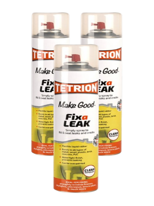 Tetrion Make Good Fix a Leak | 400ml Spray | Under Sink and Gutter Joints