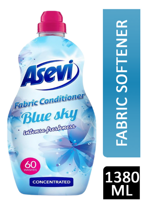 Asevi Fabric Conditioner & Softener Concentrate, 1380ML, 60W, BLUE SKY