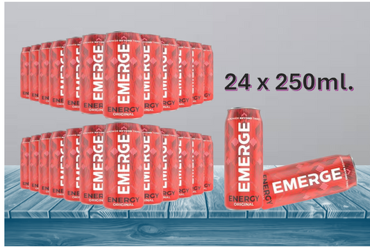 Emerge Regular Energy Cans 24x250ml