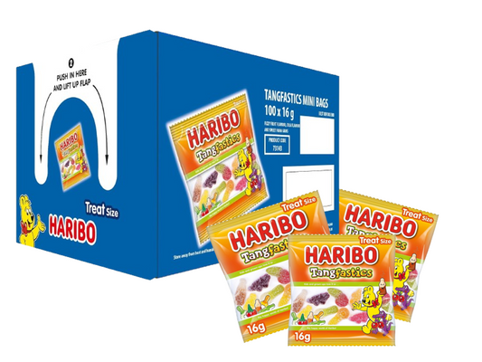 Haribo Mini 16g Tangfastics 100"s