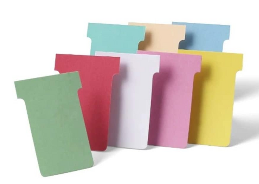 Nobo T-Card Size 2 48 x 85mm Yellow (Pack of 100) 2002004