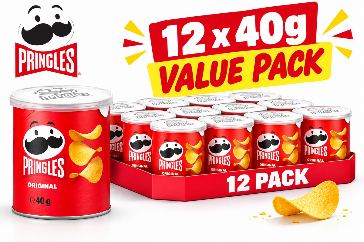 Pringles Original Crisps 40g x 12 per case