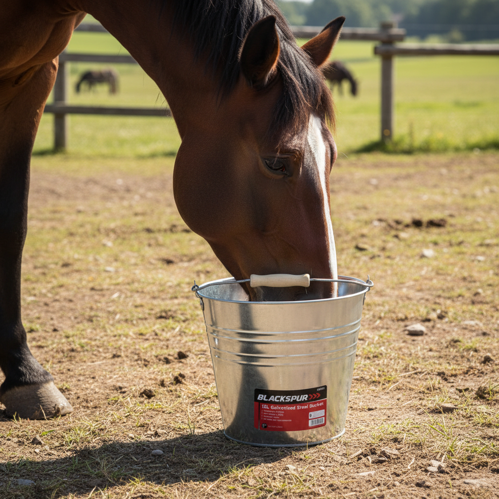Fixtures Blackspur 12L Galvanised Steel Bucket