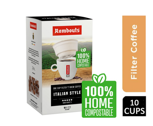 Rombouts Italian 1 Cup Filters 50 - 200's - NWT FM SOLUTIONS