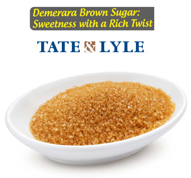 Tate & Lyle 3kg Brown Demerara  Sugar Poly Bag