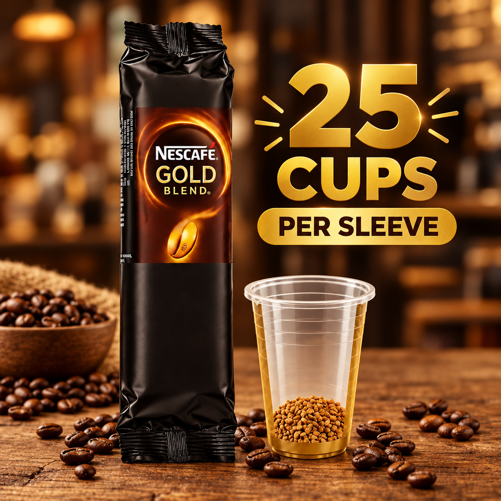 Nescafe Gold Blend Black Vending In-Cup (25 Cups)