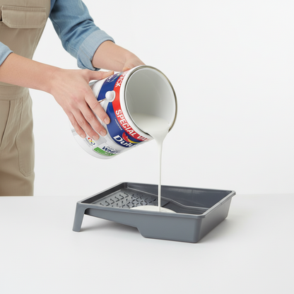 Dulux Silk Emulsion Paint 3L White | Walls & Ceilings | Wipable Finish