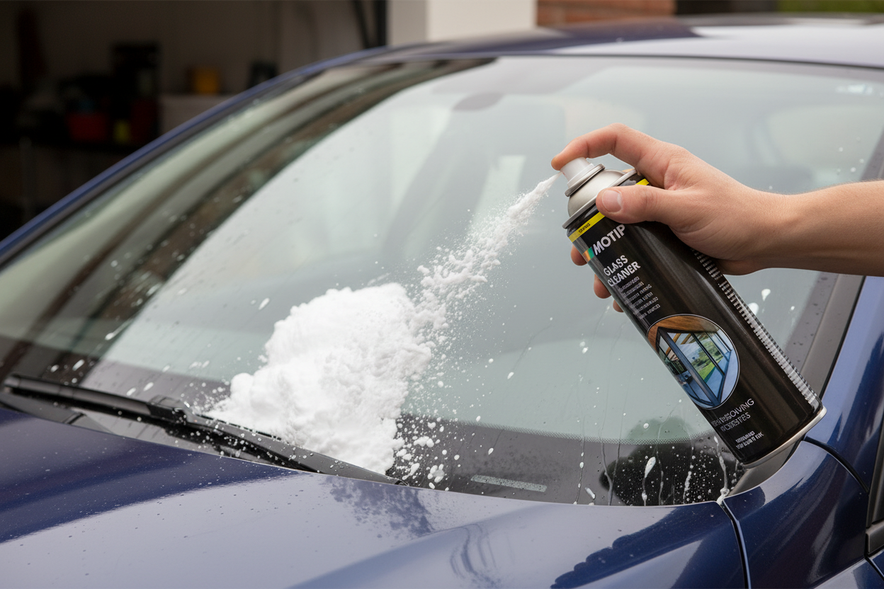 Motip Glass Cleaner | 1 x 500ml Foam Spray