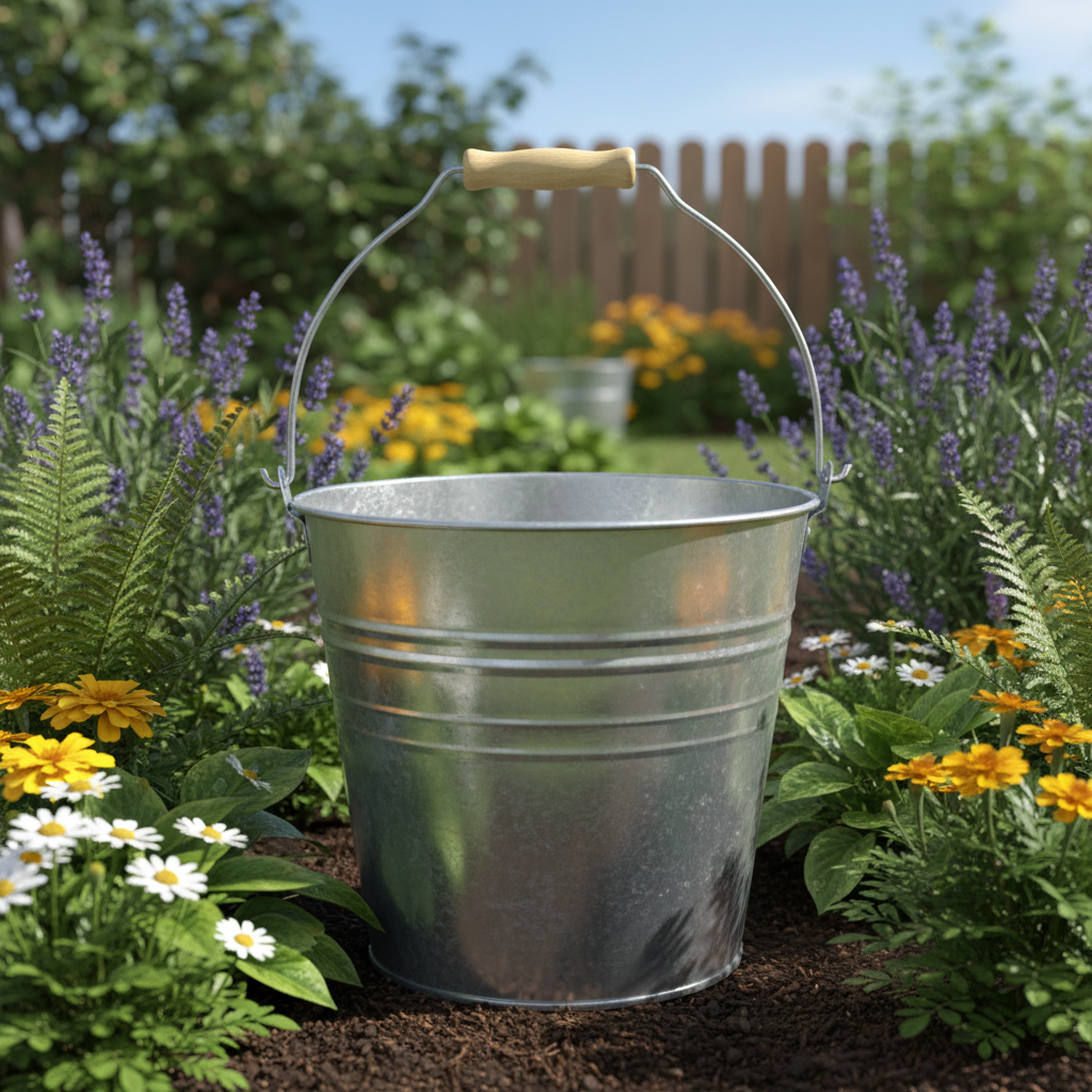 Fixtures Blackspur 10L Galvanised Steel Bucket