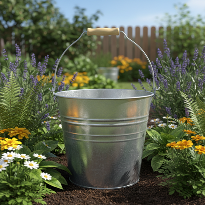 Fixtures Blackspur 10L Galvanised Steel Bucket