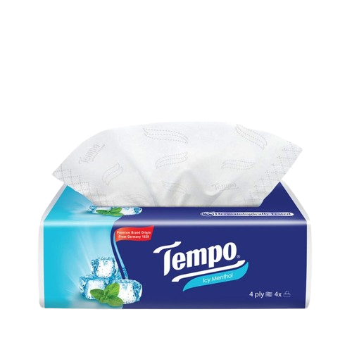 Tempo Strong, Soft & Breathable Menthol Tissues 80's 4ply