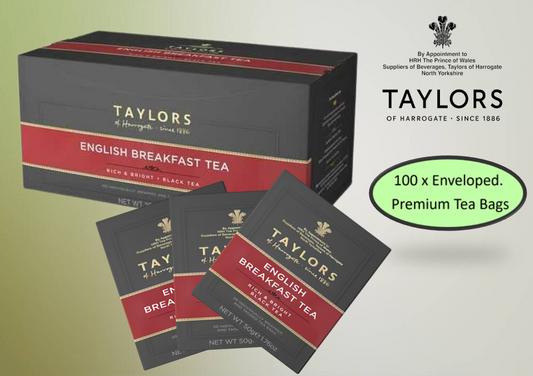 Taylors of Harrogate English Breakfast Enveloped Tea Pack 100's