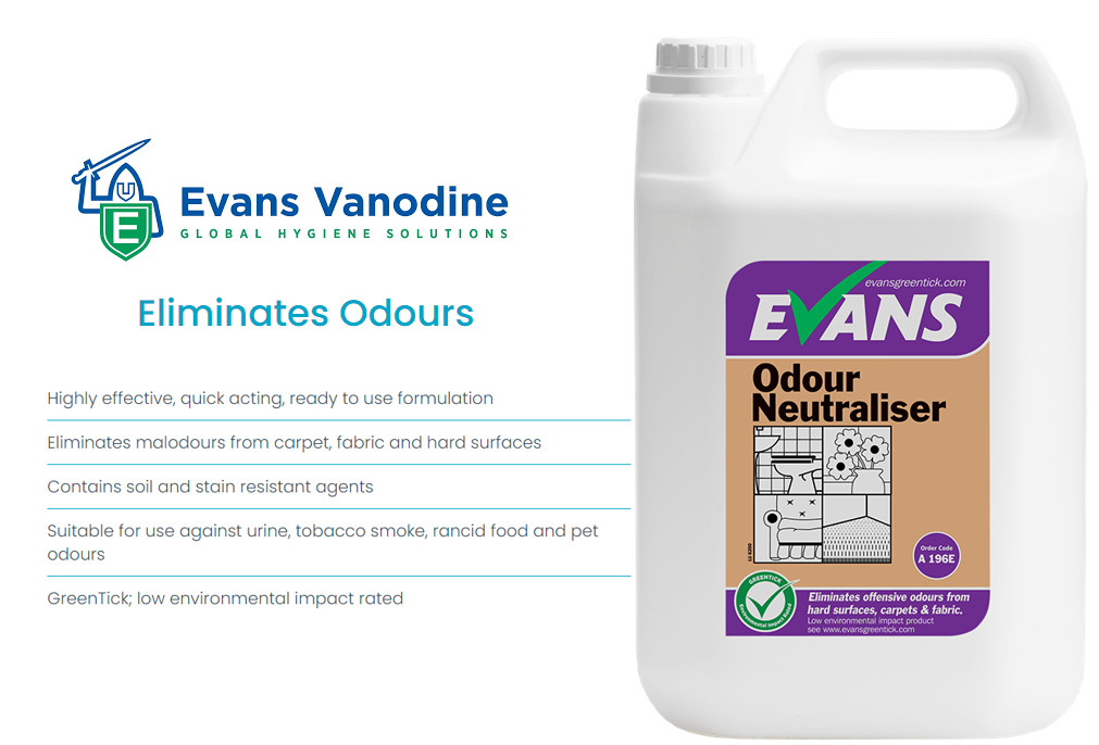 Evans Vanodine Odour Neutraliser 5 Litre, Wild Berries. - NWT FM SOLUTIONS