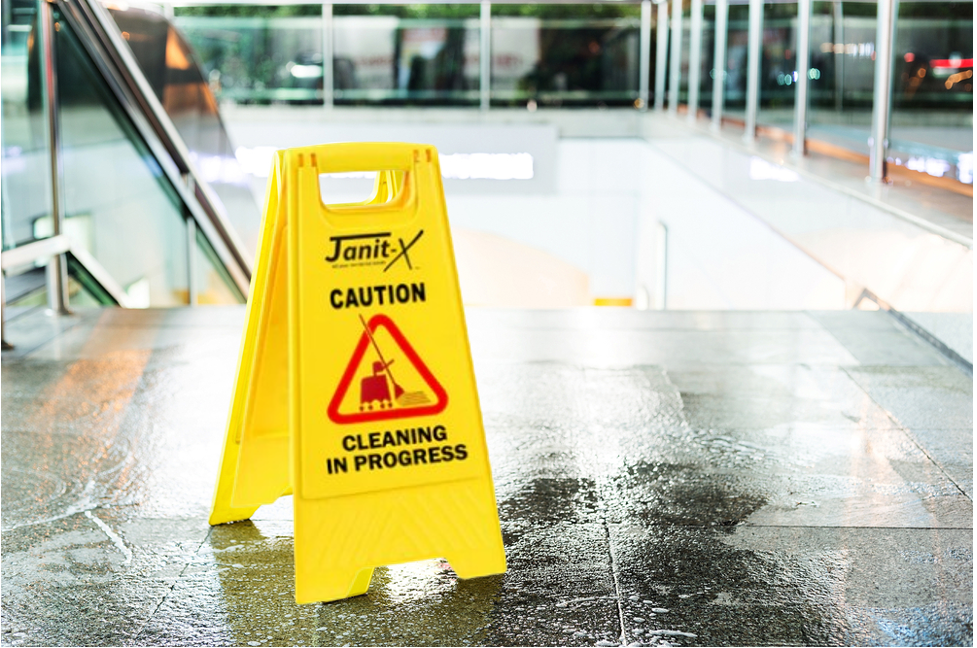 Janit-X Yellow A Frame Wet Floor Sign