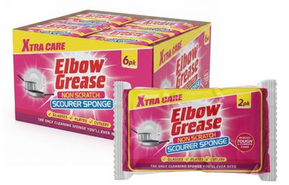 Elbow Grease Non Scratch Scourer Sponge 2Pk