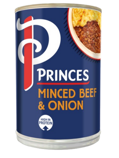 Princes Minced Beef & Onion | Rich Beef Gravy | 6 x 392g