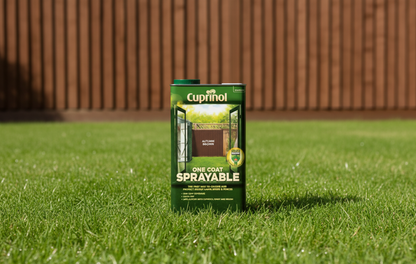 Cuprinol One Coat Sprayable Fence Treatment 5 Litre, Autumn Brown