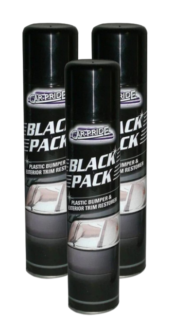 Carpride Black Pack For Plastic Bumpers & Exterior Trim Restorer 300ml