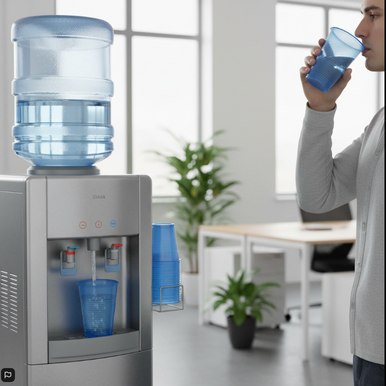 Belgravia 7oz (20cl) Blue Water Cups (Translucide) 50's