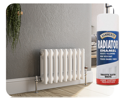 Radiator Enamel Aerosol Satin 400Ml