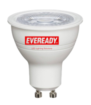 Eveready 4.7w GU10 6500k LED Bulb - Daylight 10,000 Hour Bulbs