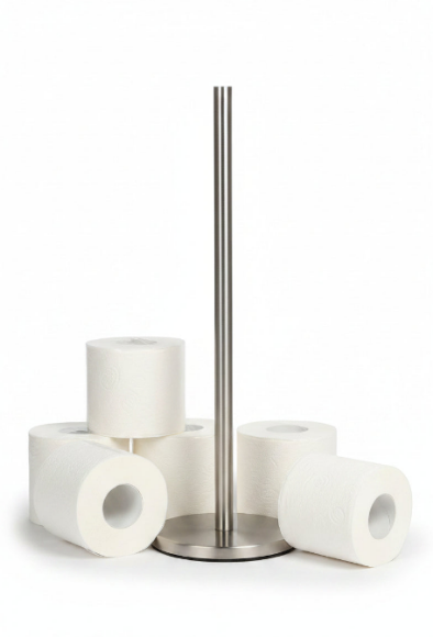 Blue Canyon Stainless Steel Toilet Roll Holder Spike
