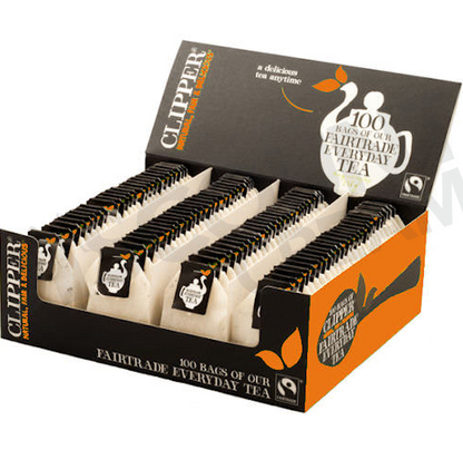 Clipper Fairtrade Everyday String & Tag Catering Tea Bags(100)