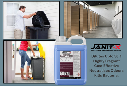 Janit-X Professional Candy Fresh Disinfectant &amp; Deodoriser 5L Concentrate upto 30:1