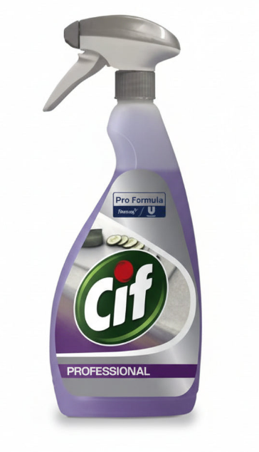Cif Pro-Formula 2in1 Kitchen Cleaner Disinfectant Spray 750ml