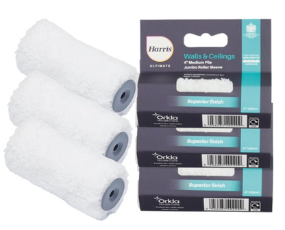 Harris Ultimate Walls & Ceilings Jumbo Medium Pile Roller Sleeve 4In