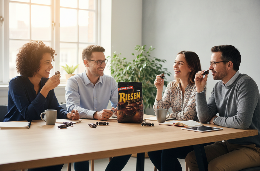 Riesen Dark Chocolate Wrapped Toffee Sweet 900g | MEGA Pack 1 x 900g