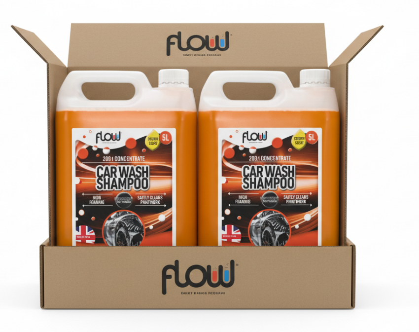Flow Highly Concentrated Car Wash Shampoo | 1 x 5 Litre
