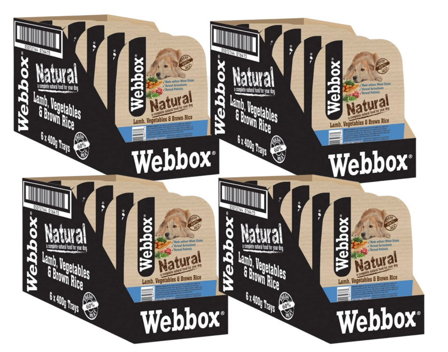 Webbox Lamb, Vegetables & Brown Rice 400g