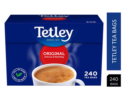 Tetley Softpack 240 x 2-Cup Teabags, 750G