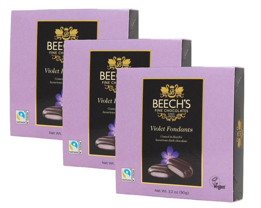 Beech's Violet Cream Fondants 90g