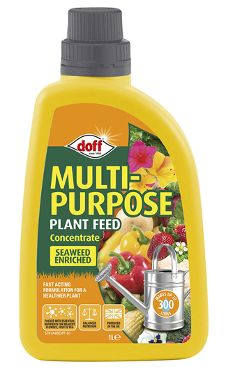 Doff Concentrated Multi-Purpose Feed 1 litre | Makes 300 Litre | Plants and Fruit