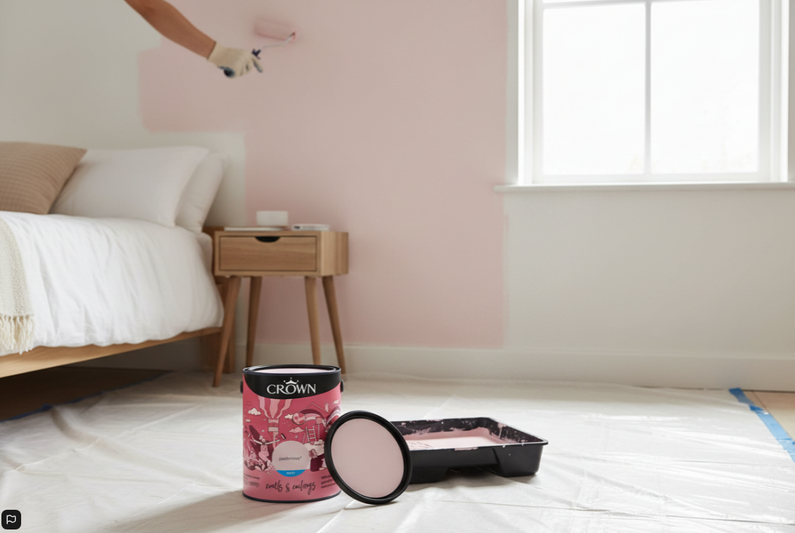Crown Breatheasy Matt Emulsion Paint- Pashmina 5L